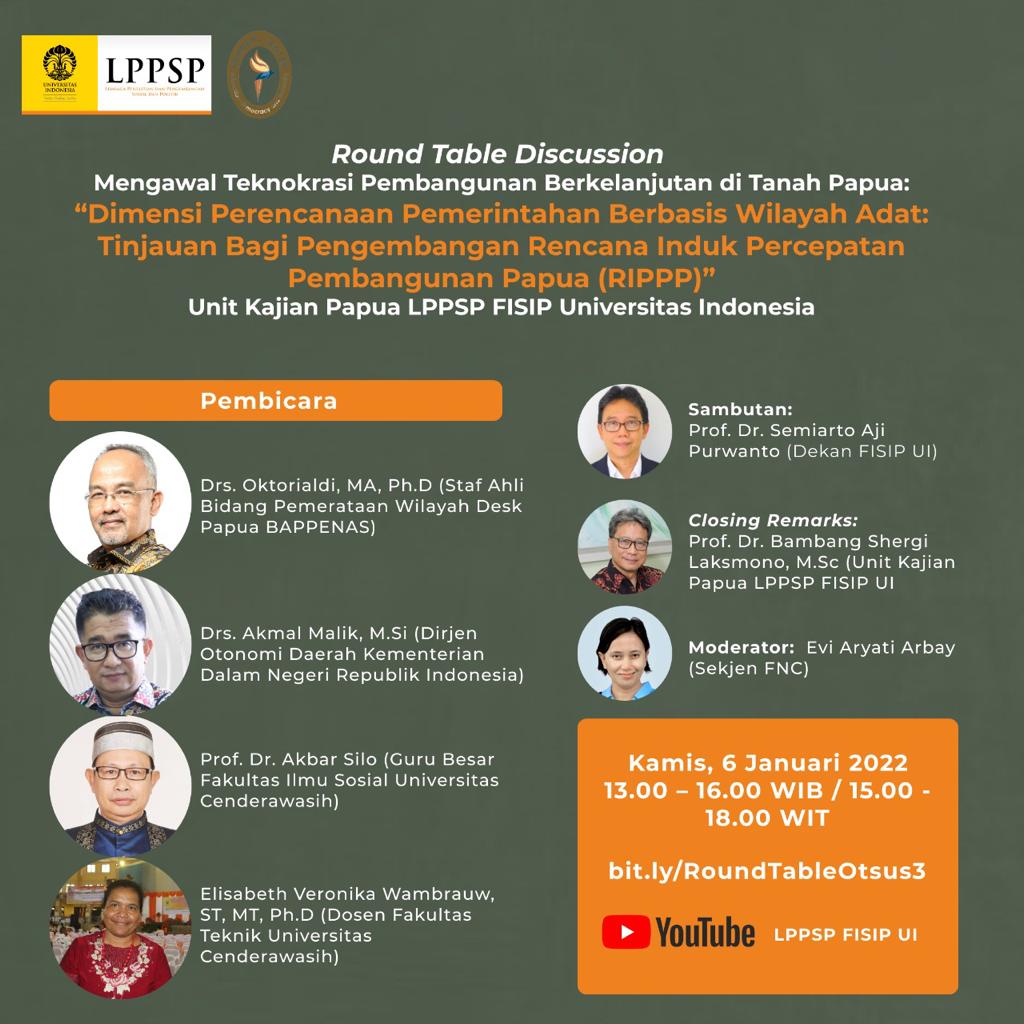 Mengawal Teknokrasi Pembangunan Berkelanjutan Di Tanah Papua : Dimensi Perencanaan Pemerintahan Berbasis Wilayah Adat